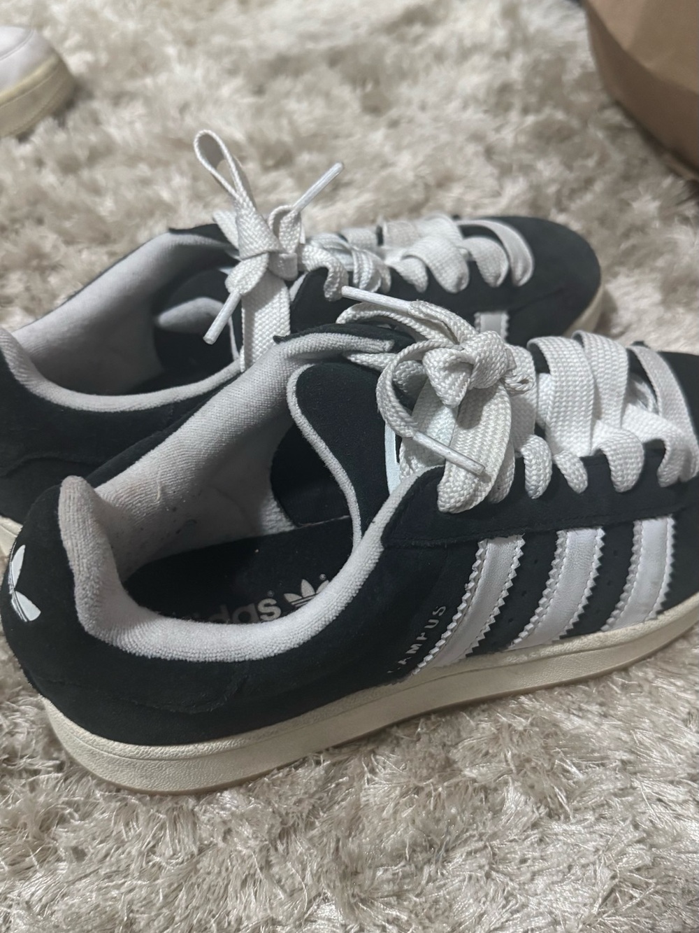 adidas Campus Sneakers in Black and White